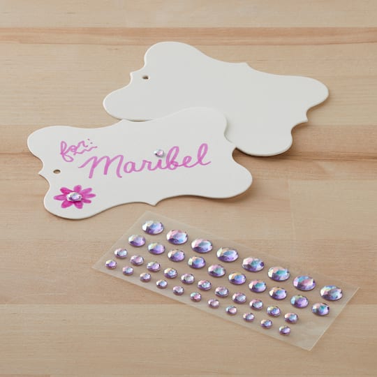Adhesive Backed Iridescent Rhinestones by Recollections
